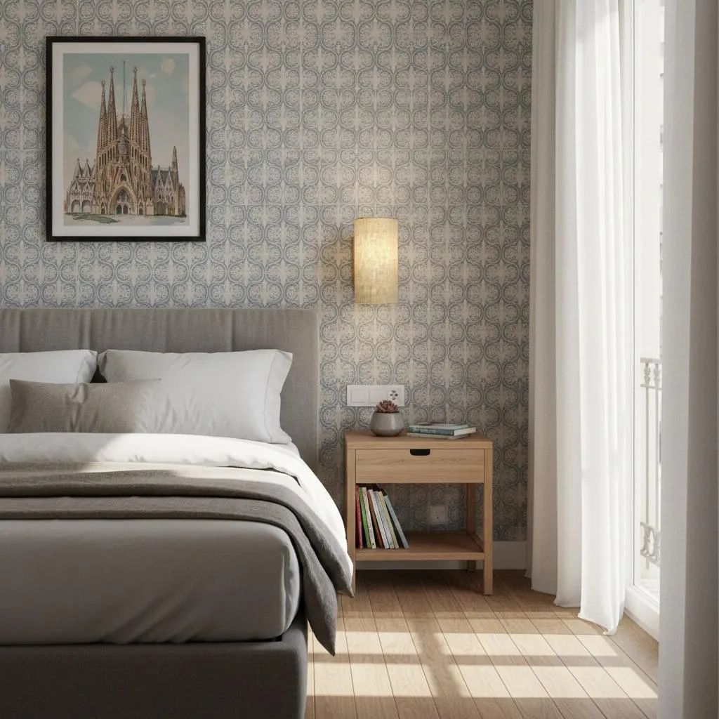Aplique de pared cilindro para dormitorios