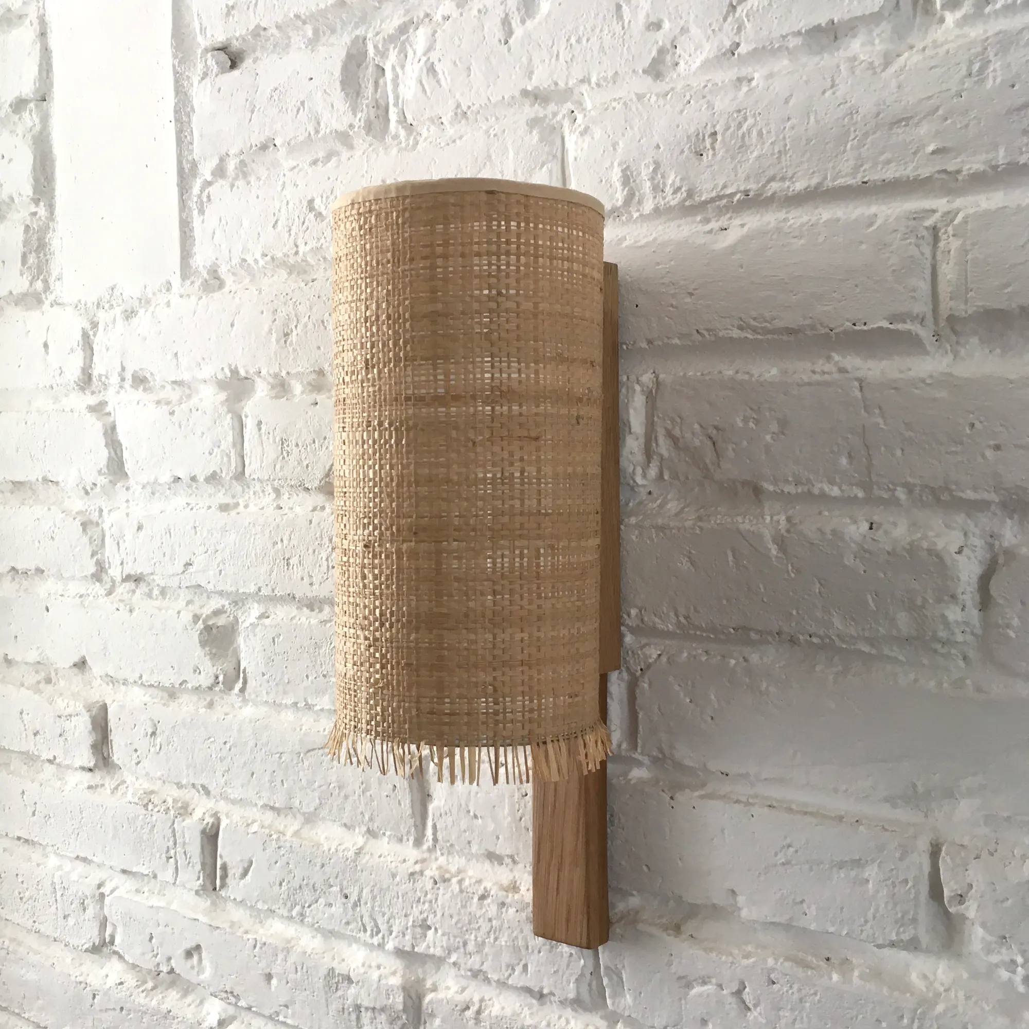 Aplique de pared stick12 rafia