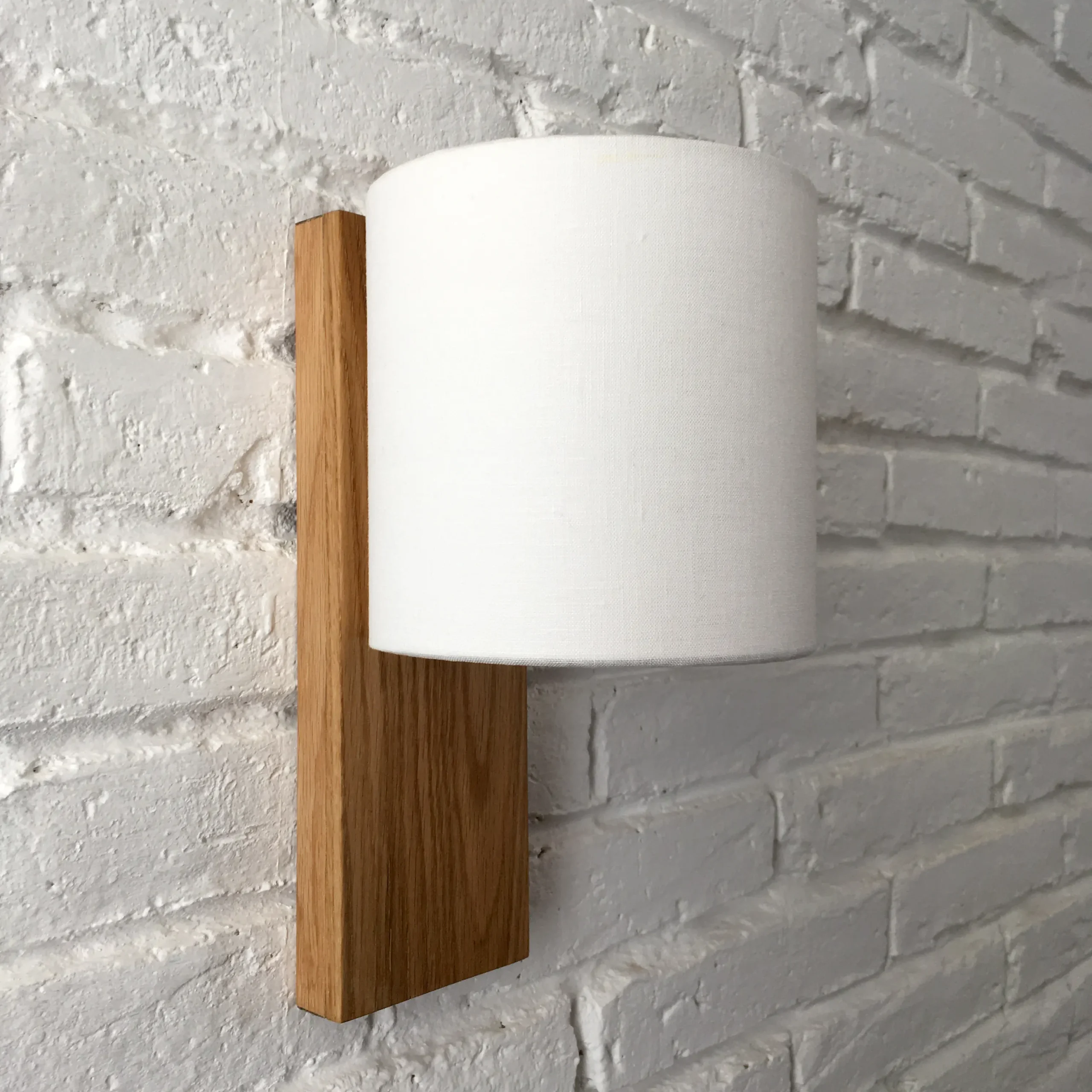 Lámpara de pared blanca stick15 lat