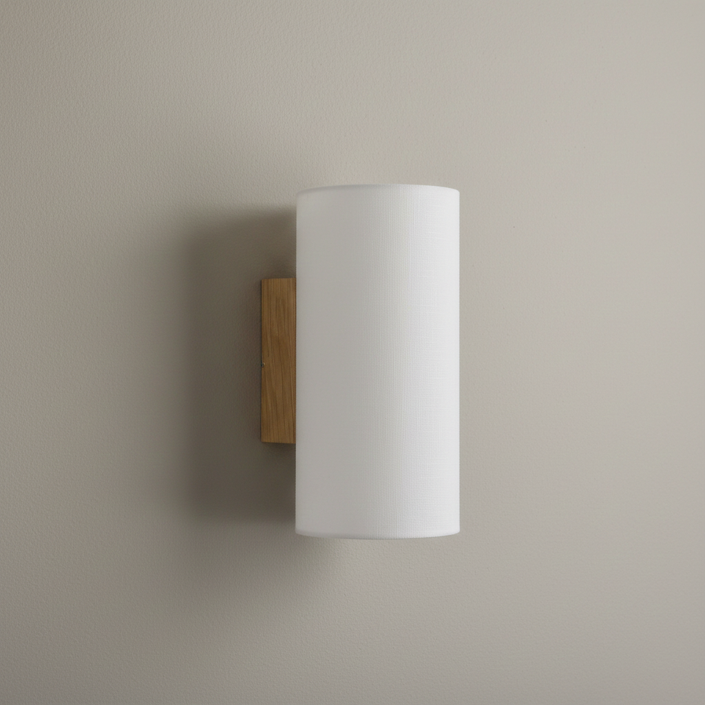 Aplique de pared moderno y atemporal cilíndrico. Berlett.