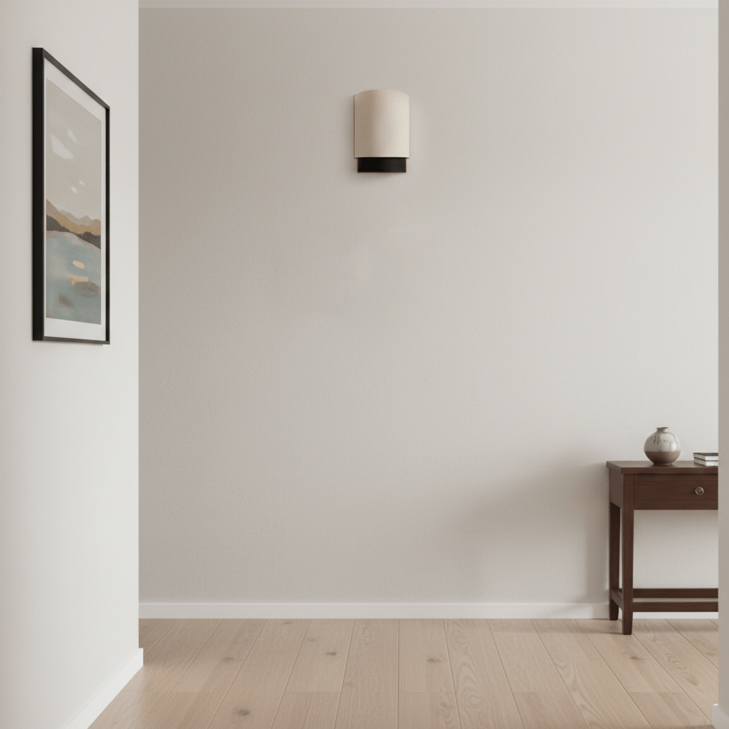 Aplique de pared con doble pantalla
